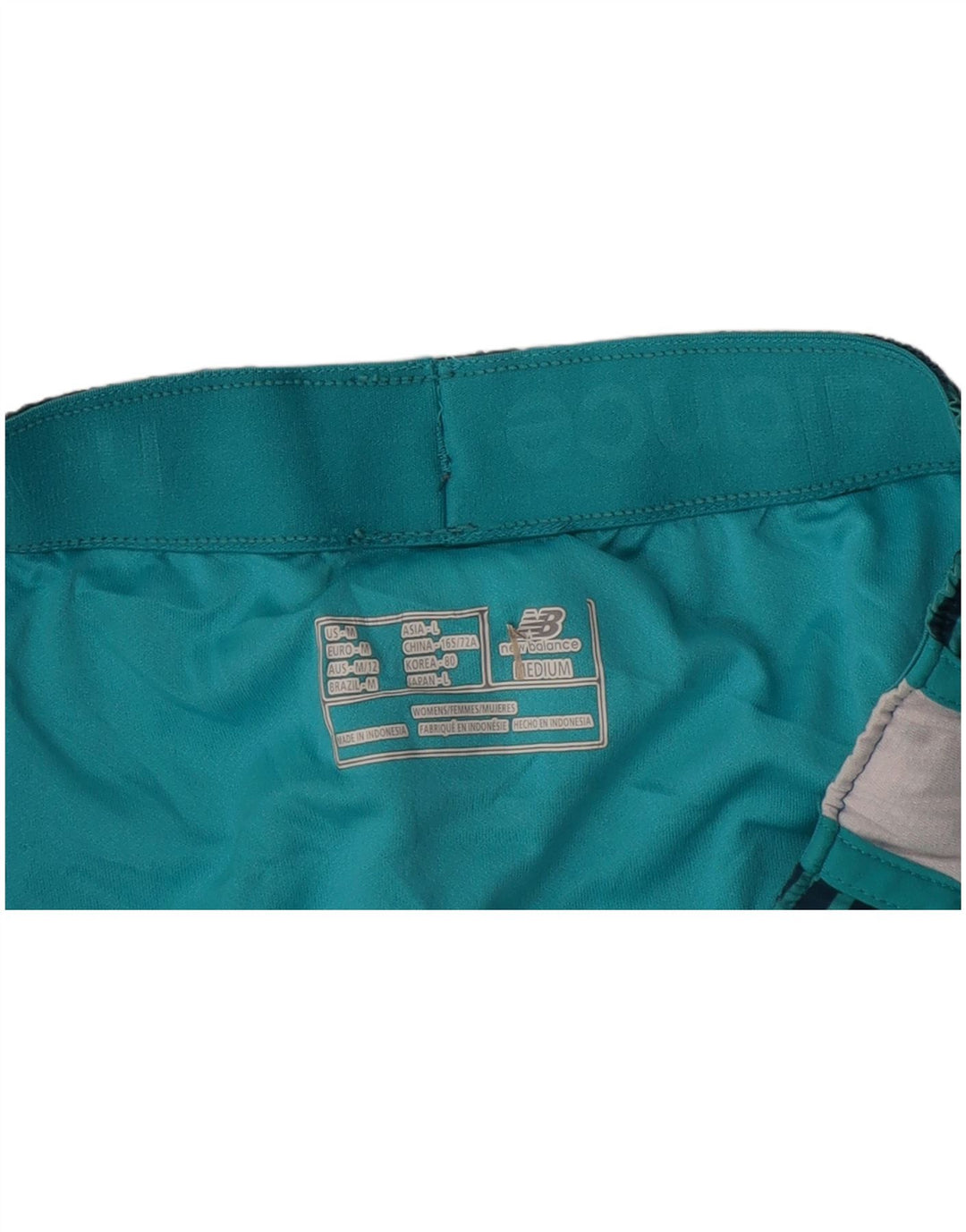 Pantaloncini sportivi da donna NEW BALANCE UK 14 medio blu navy a righe