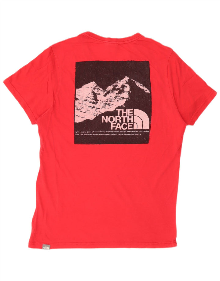 T-shirt grafica da uomo The North Face Top Small in cotone rosso