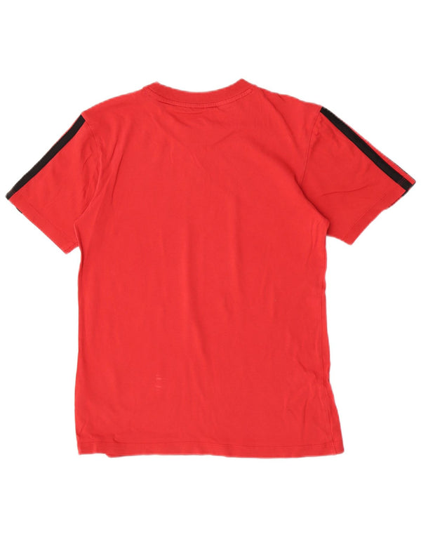 Maglietta Adidas Ragazzo Top 13-14 Anni Cotone Rossa