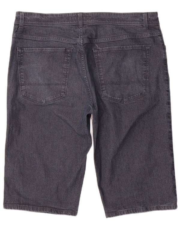 Pantaloncini di jeans da uomo Trussardi W36 Large in cotone blu navy