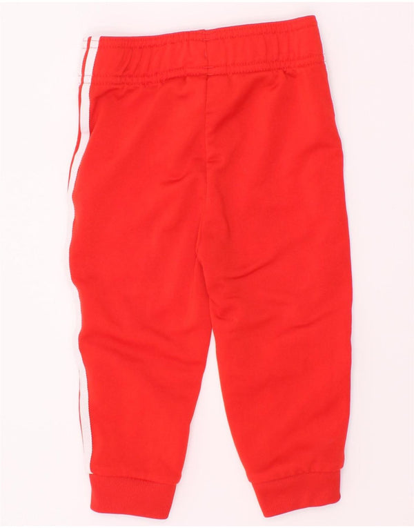 Pantaloni da tuta da jogging per bambina Adidas 12-18 mesi in poliestere rosso