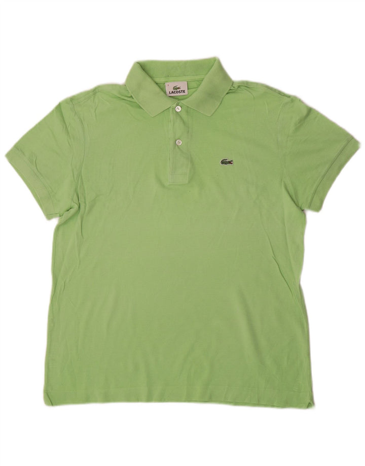 Polo da uomo Lacoste taglia 3 piccola in cotone verde