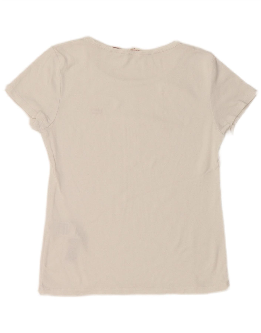 T-shirt da donna LEVI'S UK 12 cotone bianco medio