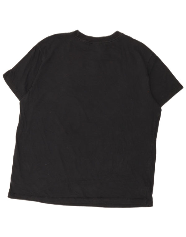 T-shirt grafica oversize da uomo Nike, top in cotone nero medio