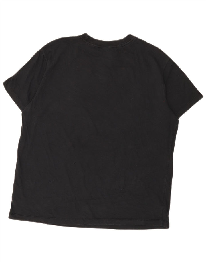 T-shirt grafica oversize da uomo Nike, top in cotone nero medio