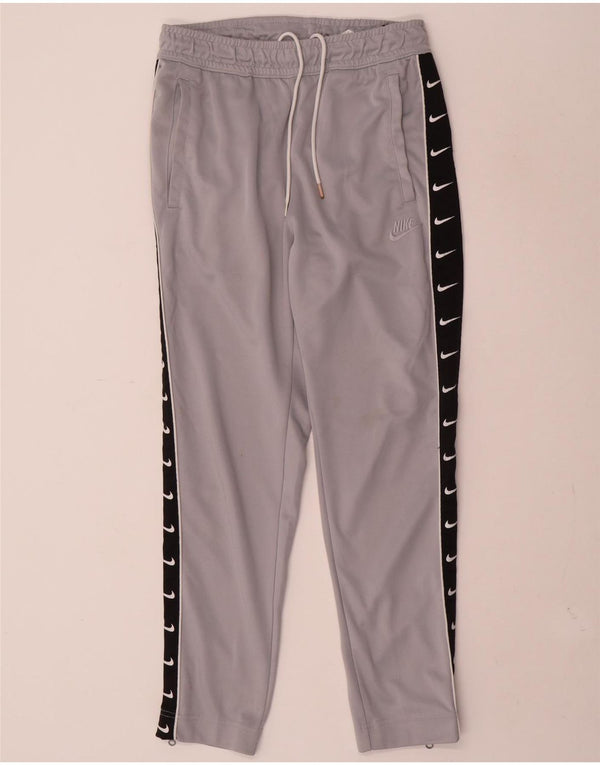 Pantaloni da tuta grafica Nike da uomo Small in poliestere color block grigio