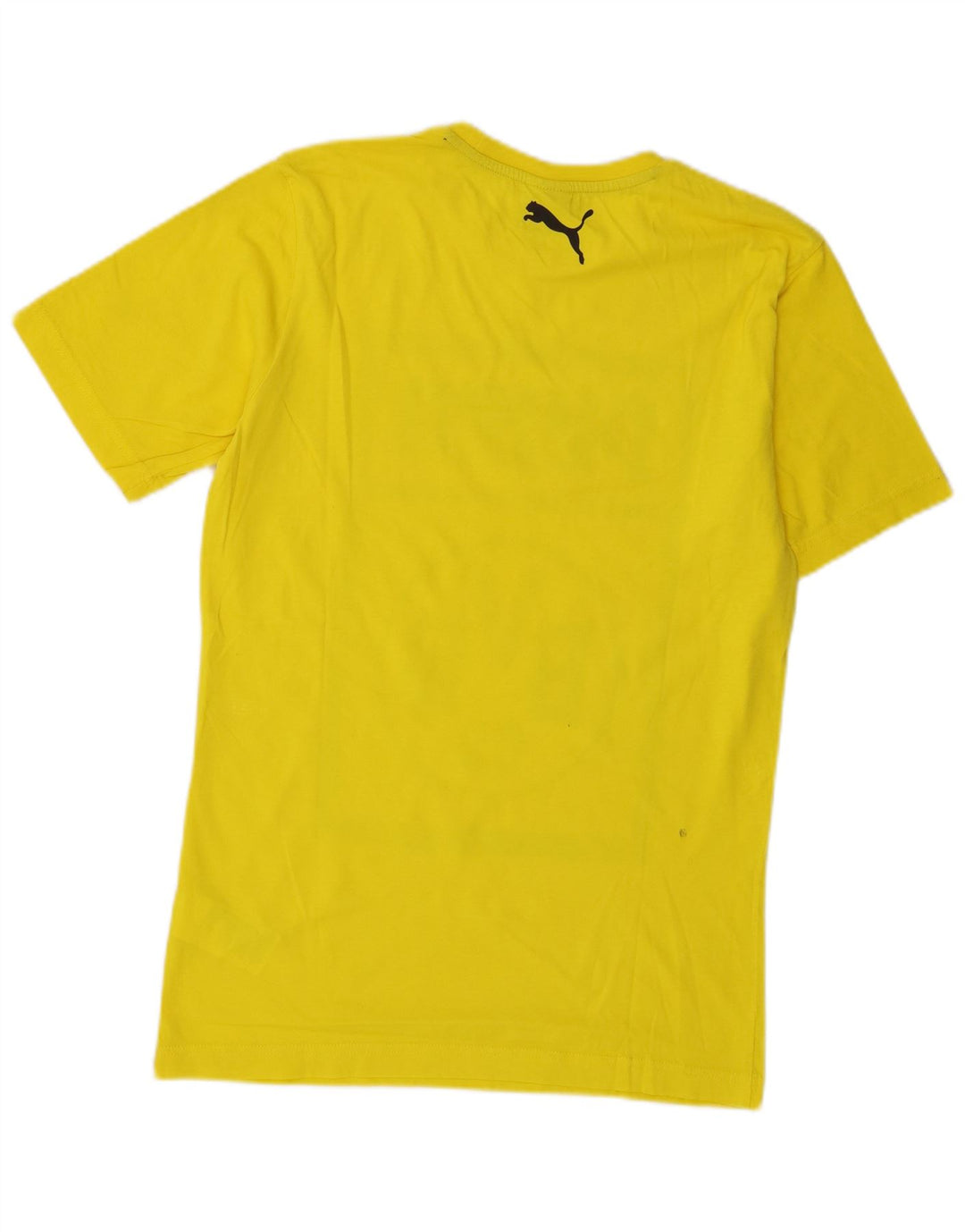 T-shirt grafica da uomo Puma Top in cotone giallo medio