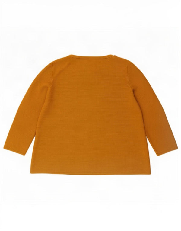 Maglione Cos da donna con scollo a barca con maniche a 3/4 UK 14 Marrone medio