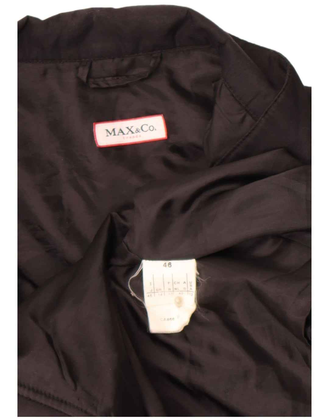 Giacca a vento da donna Max & Co. UK 14 grande nera
