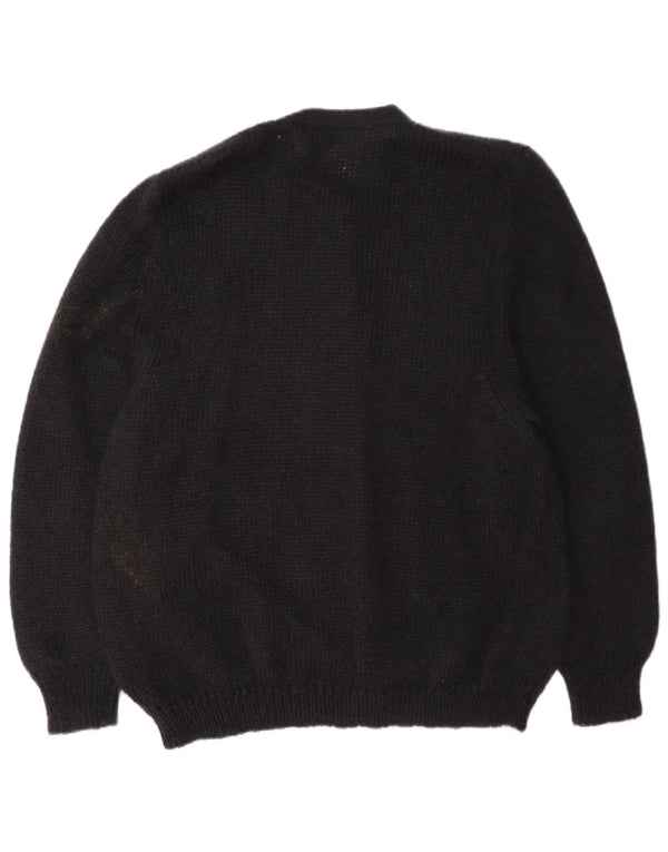 Maglione cardigan da donna Oris EU 48 2XL Nero floreale