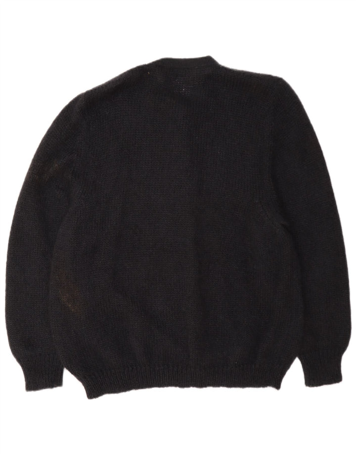 Maglione cardigan da donna Oris EU 48 2XL Nero floreale