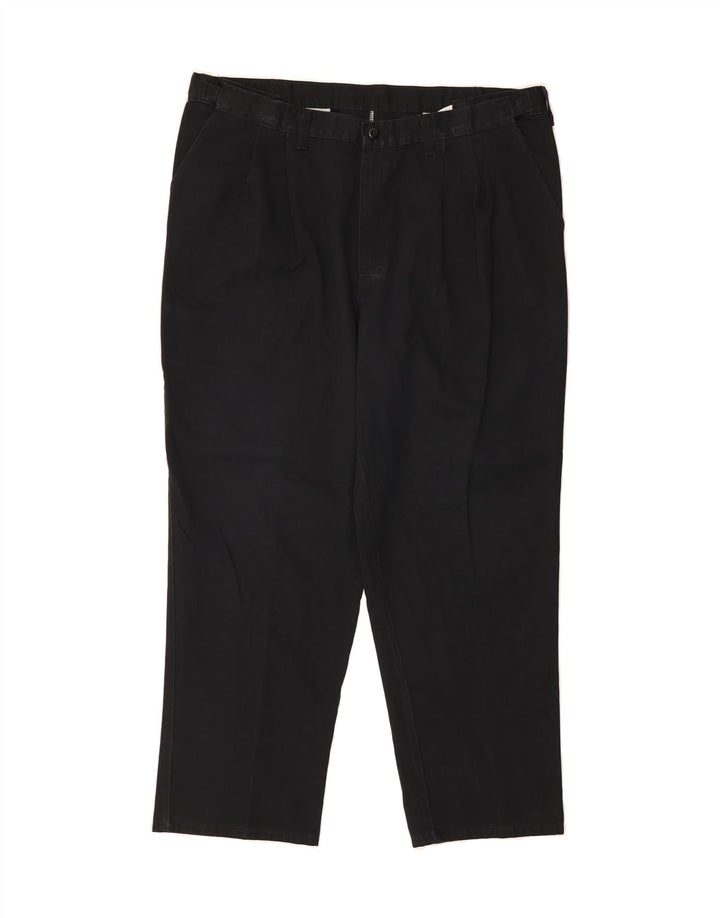 DICKIES Mens Pegged Cargo Trousers W40 L30  Black Polyester Vintage Dickies and Second-Hand Dickies from Messina Hembry 
