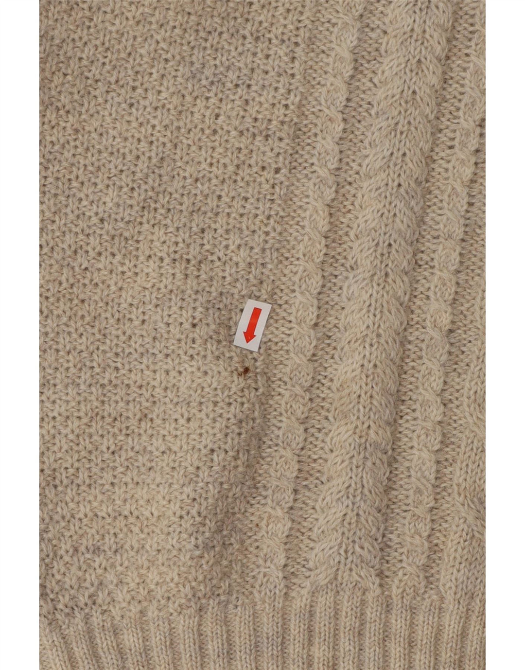 Maglione maglione con scollo a V da donna LES COPAINS UK 16 Large Grigio