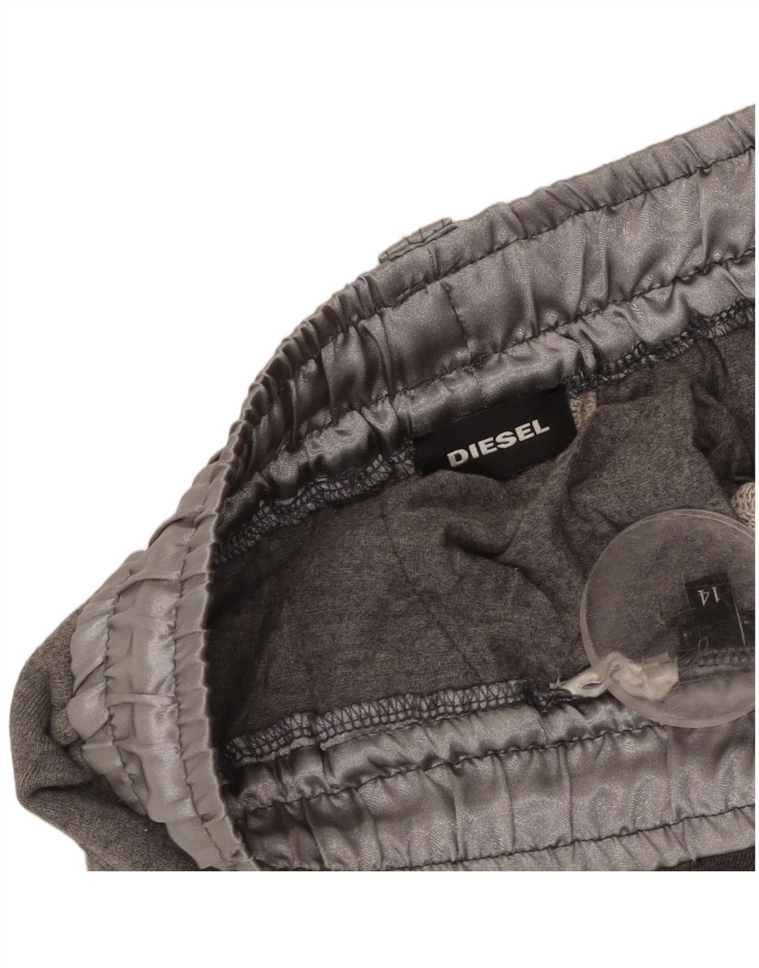 Pantaloni da tuta svasati per ragazze Diesel 13-14 anni Grigi