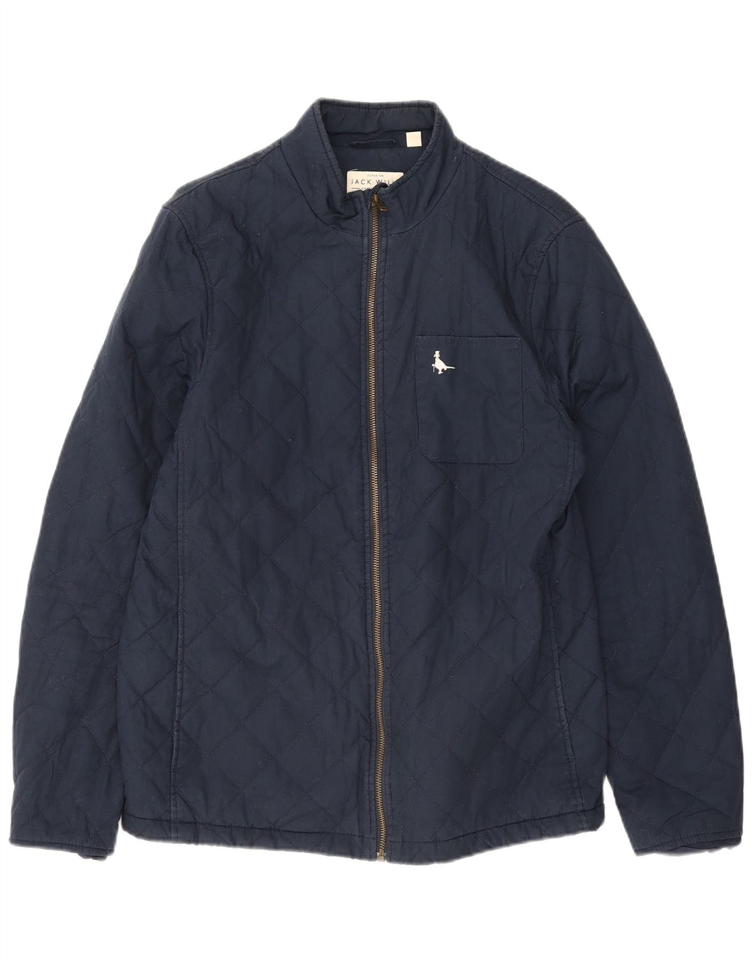 Giacca trapuntata da uomo Jack Wills UK 38 cotone medio blu navy