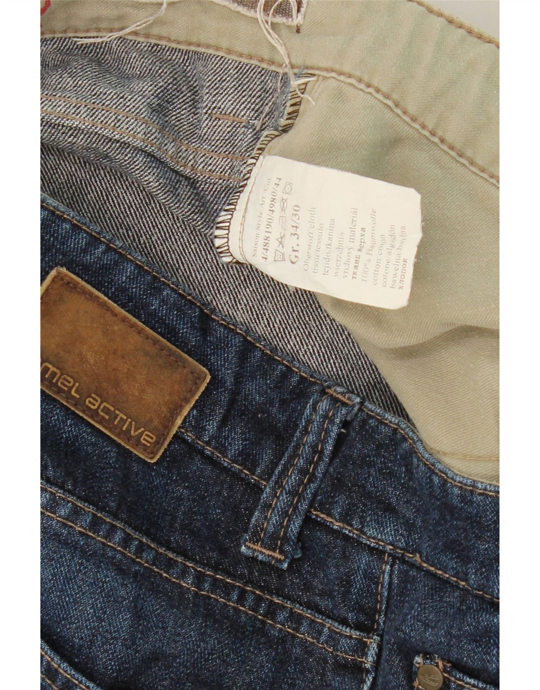 Jeans dritti da uomo CAMEL ACTIVE W34 L30 Blu