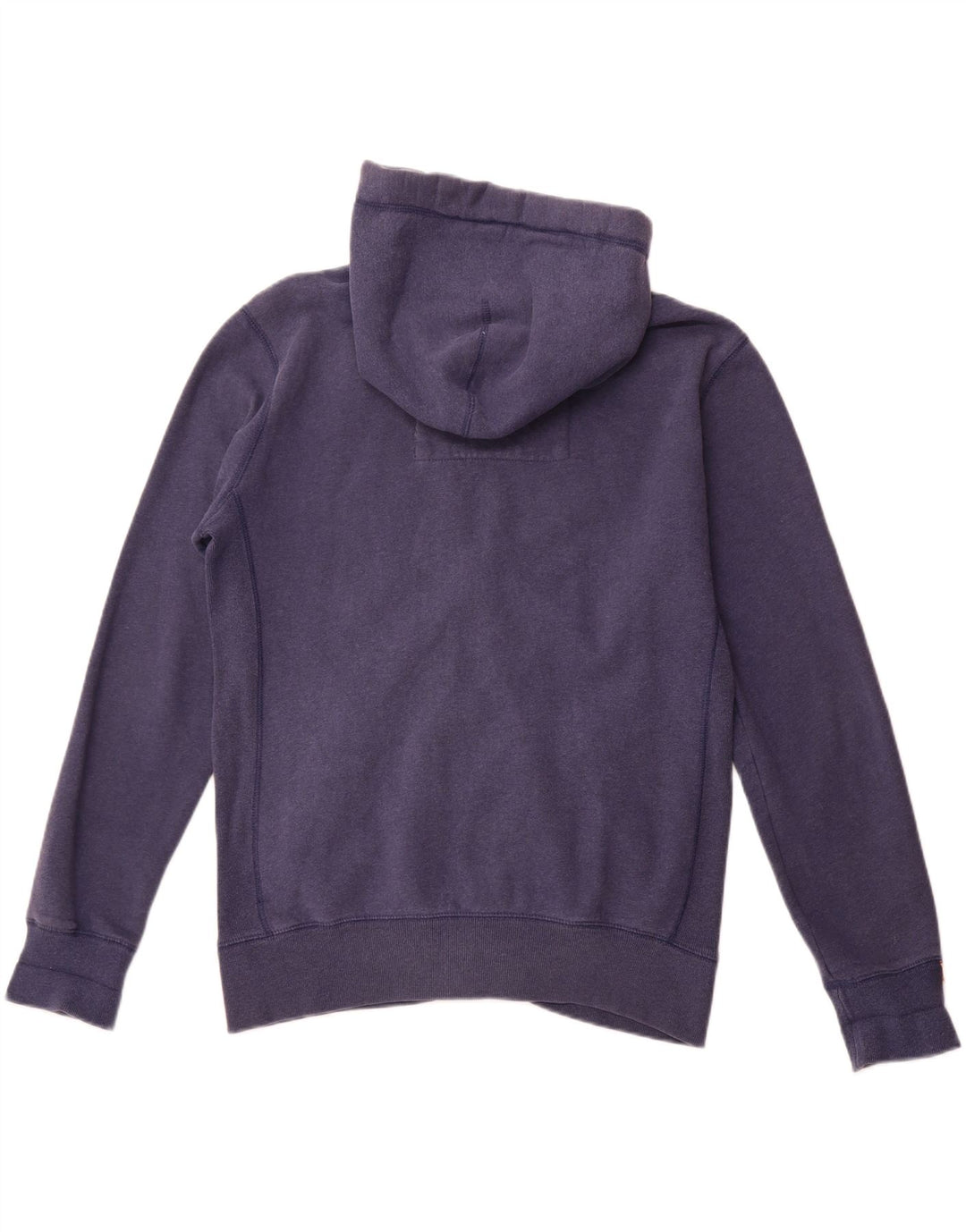 Felpa con cappuccio e zip grafica da uomo Superdry XL in cotone blu navy