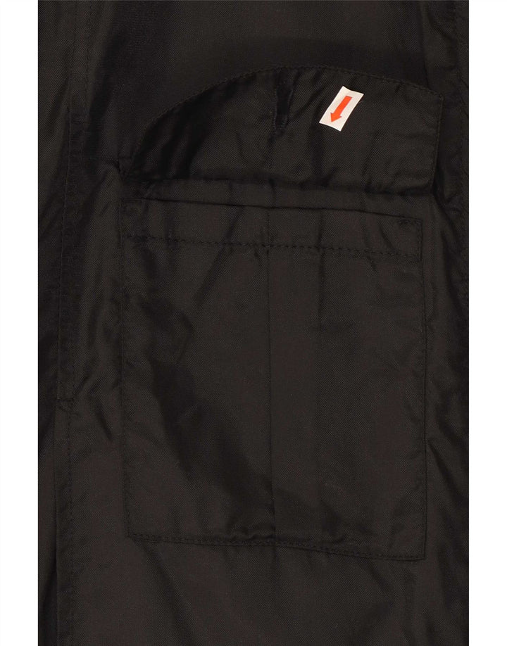 Giacca Utility Donna Benetton IT 44 Medium Nero Poliammide