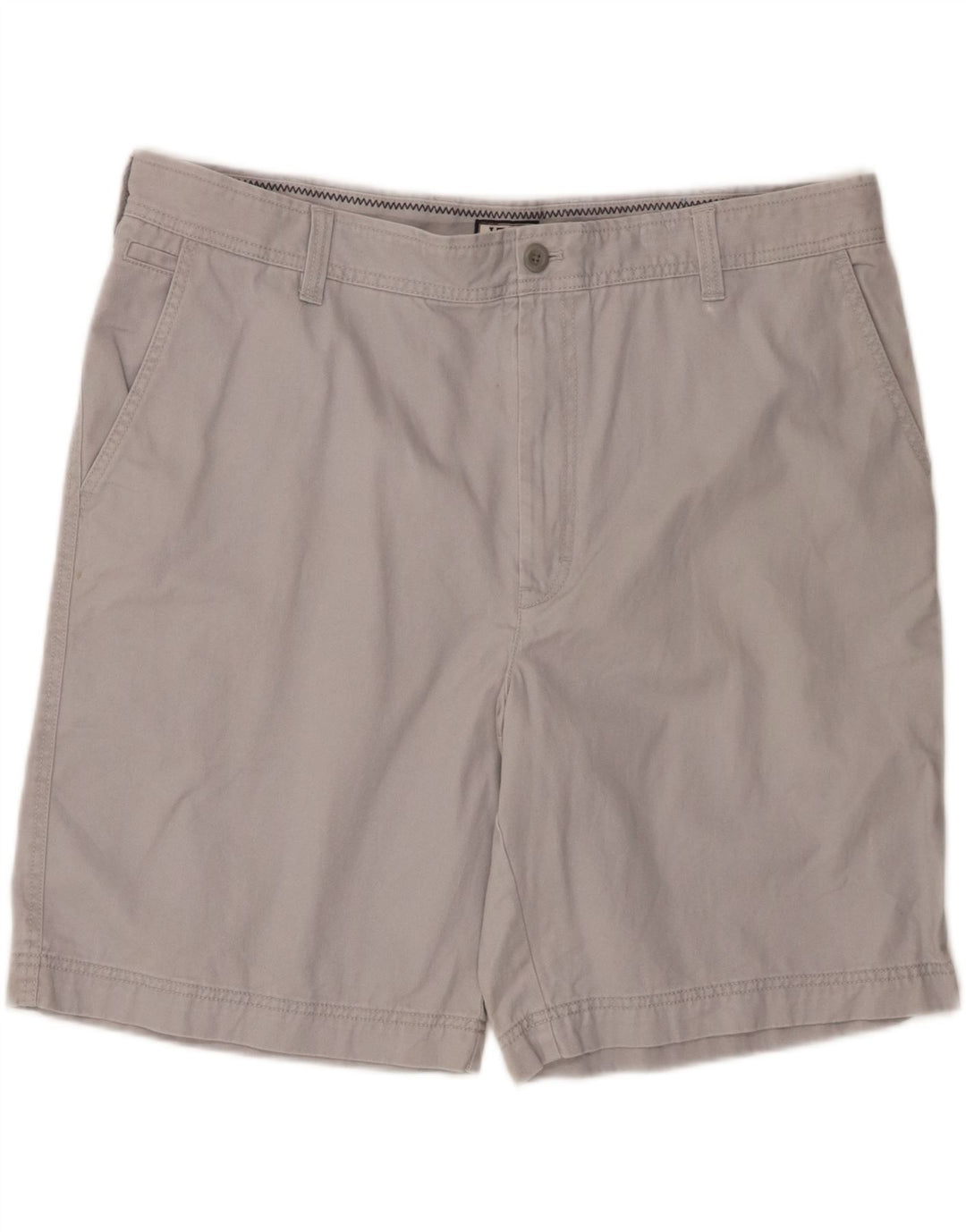 IZOD Mens Chino Shorts W40 XL Grey Cotton Vintage Izod and Second-Hand Izod from Messina Hembry 