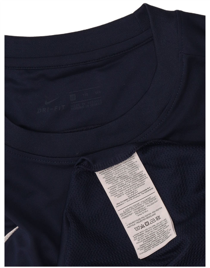 T-shirt da uomo Nike Dri Fit Top 2XL poliestere blu navy