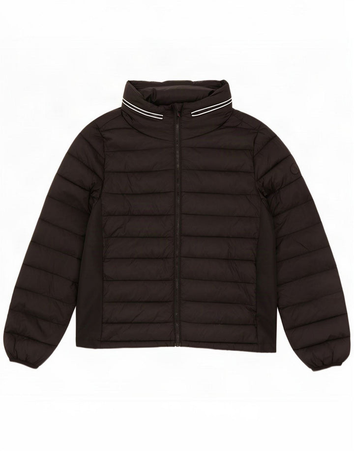 Mistral Giacca imbottita con cappuccio da uomo UK 38 Medium Nero Poliammide