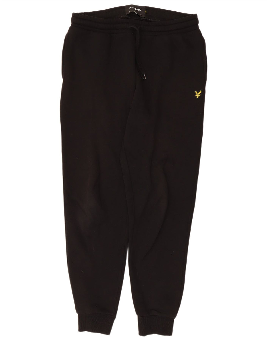 Pantaloni da tuta da uomo Lyle & Scott Joggers medio cotone nero