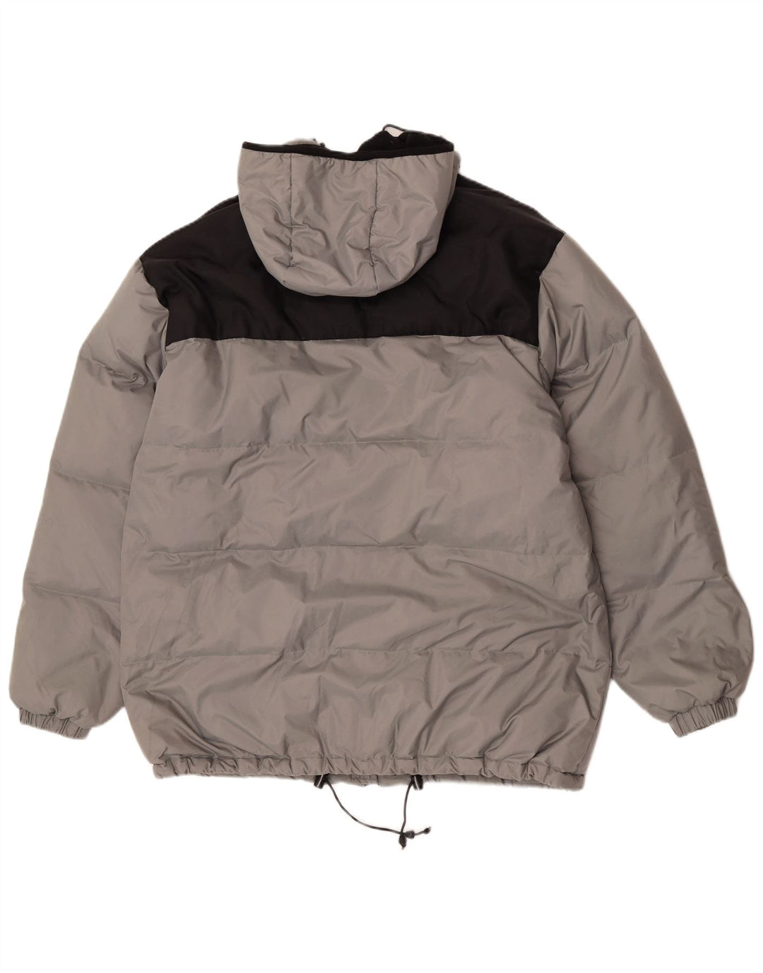 Giacca imbottita con cappuccio da uomo Fishbone UK 38 Nylon color block grigio medio