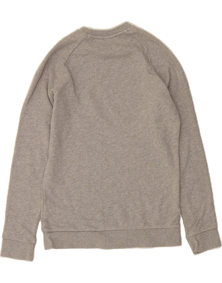 ADIDAS Womens Sweatshirt Jumper UK 6 XS Grey Cotton Vintage Adidas and Second-Hand Adidas from Messina Hembry 