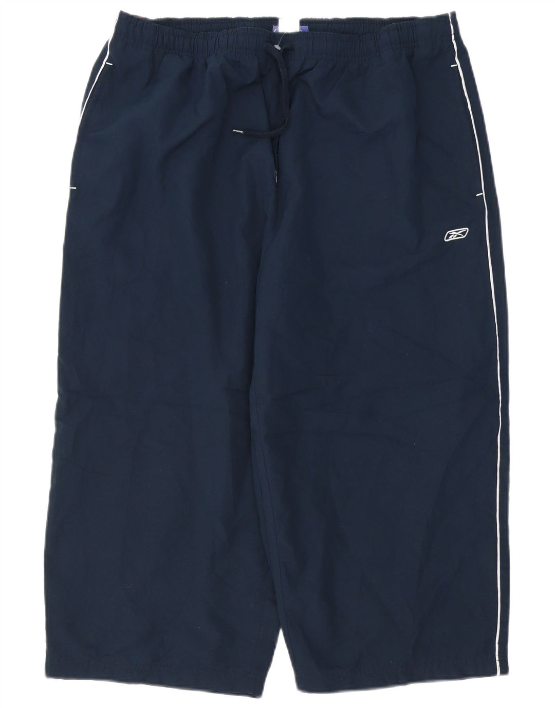 Pantaloni da tuta Reebok da uomo con grafica Capri XL poliestere blu navy