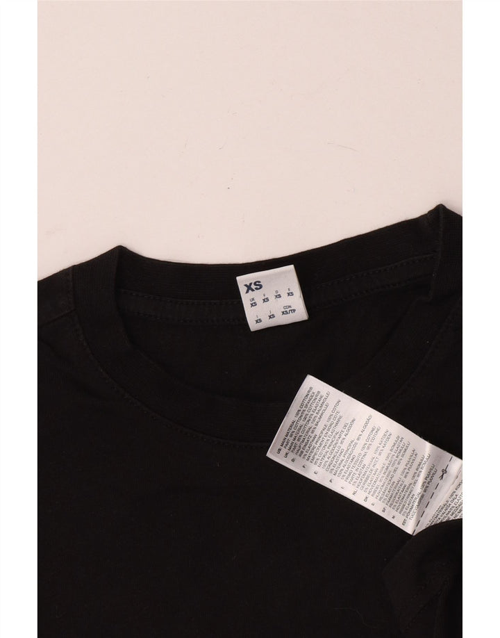 T-shirt Reebok da uomo Top XS in cotone nero