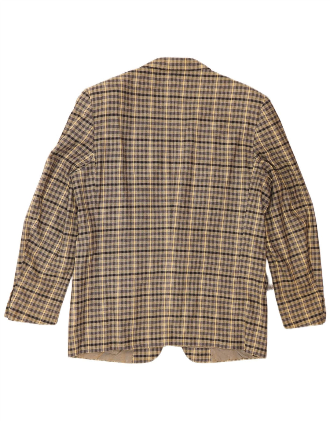 Giacca Blazer a 2 Bottoni da Uomo Roberta di Camerino IT 52 XL Vichy Beige
