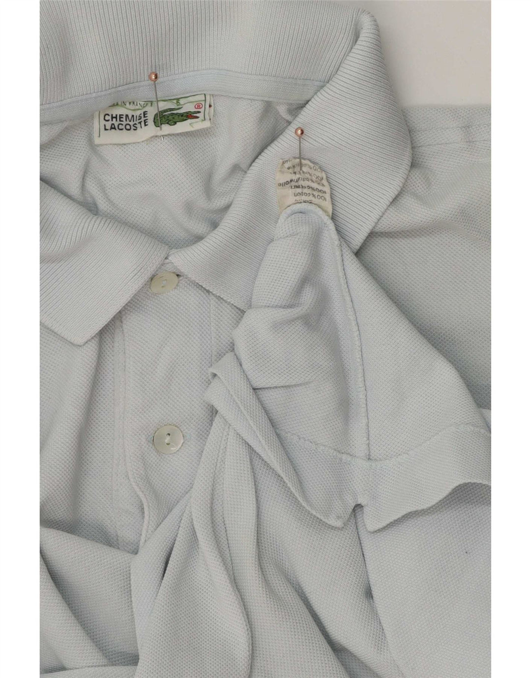 Polo da uomo Lacoste taglia 5 grande in cotone blu
