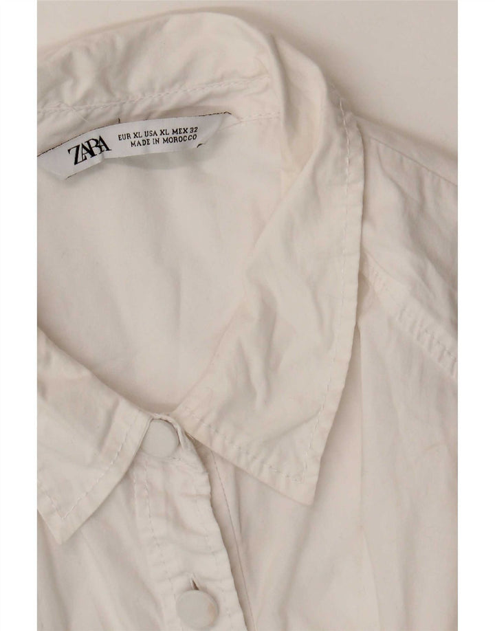 Camicetta da donna Zara UK 18 XL bianca