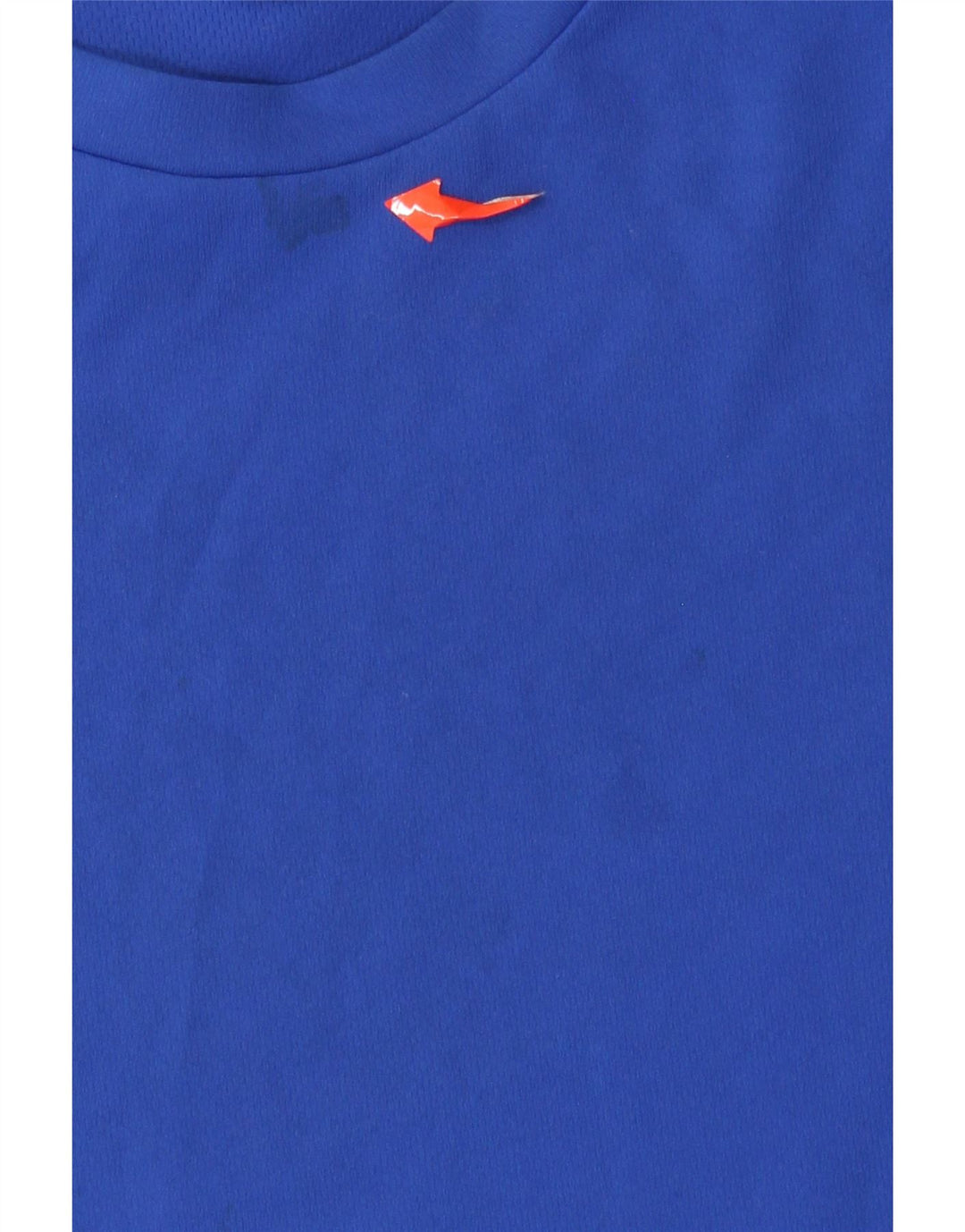 T-shirt Adidas Climalite da uomo Top in poliestere color block blu medio