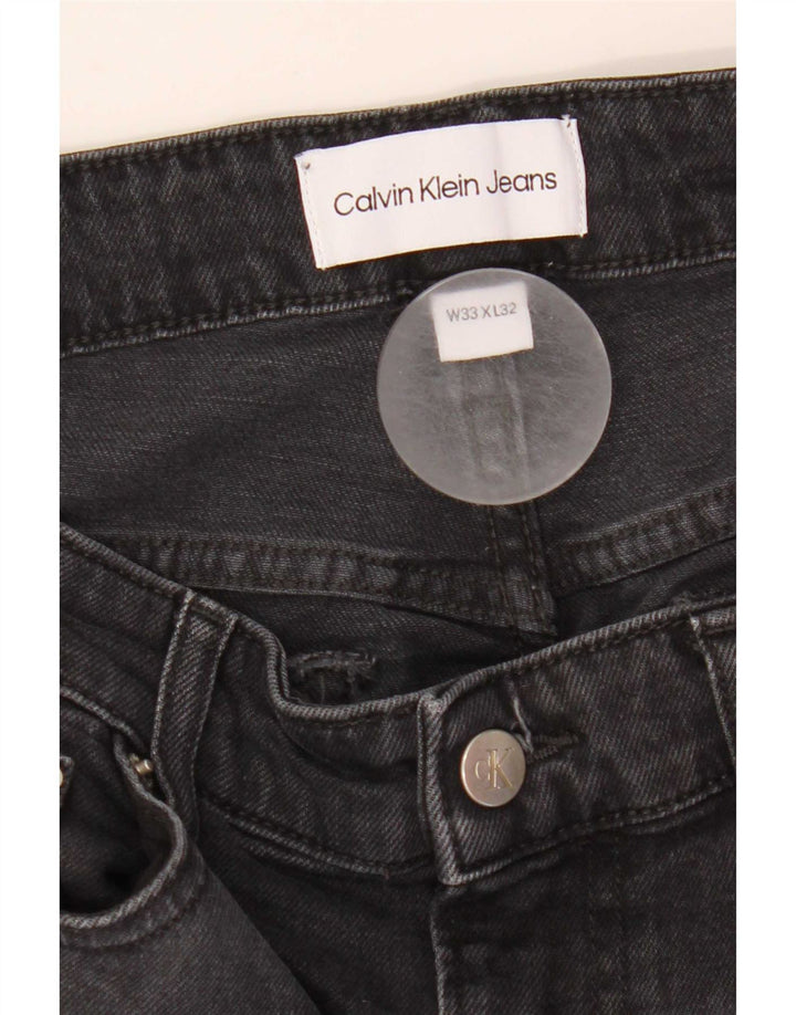 Jeans slim da uomo Calvin Klein W33 L32 cotone nero