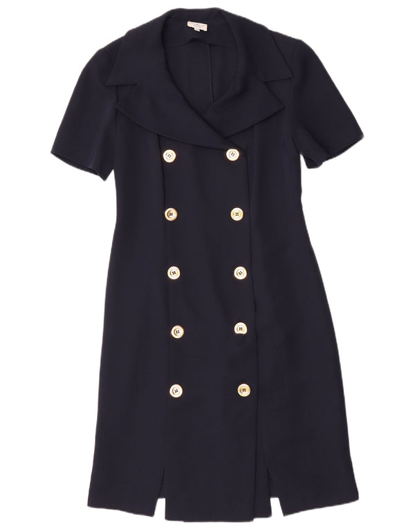Abito chemisier doppiopetto da donna LUISA SPAGNOLI IT 42 Blu Navy Medio
