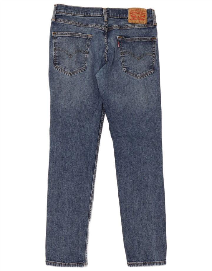 Jeans dritti da uomo Levi's W31 L30 in cotone blu