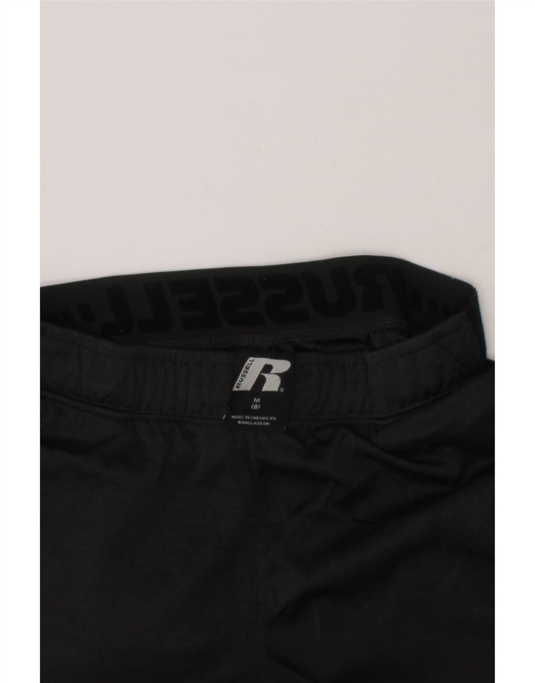 RUSSELL ATHLETIC Boys Sport Shorts 7-8 Years Medium  Grey Colourblock Vintage Russell Athletic and Second-Hand Russell Athletic from Messina Hembry 