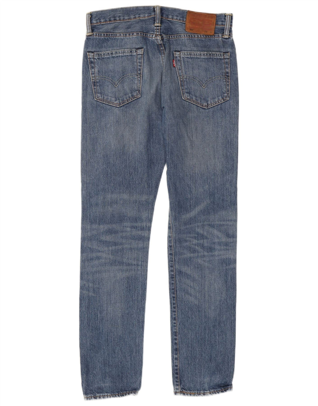 LEVI'S Jeans 522 slim affusolati da uomo W29 L32 in cotone blu