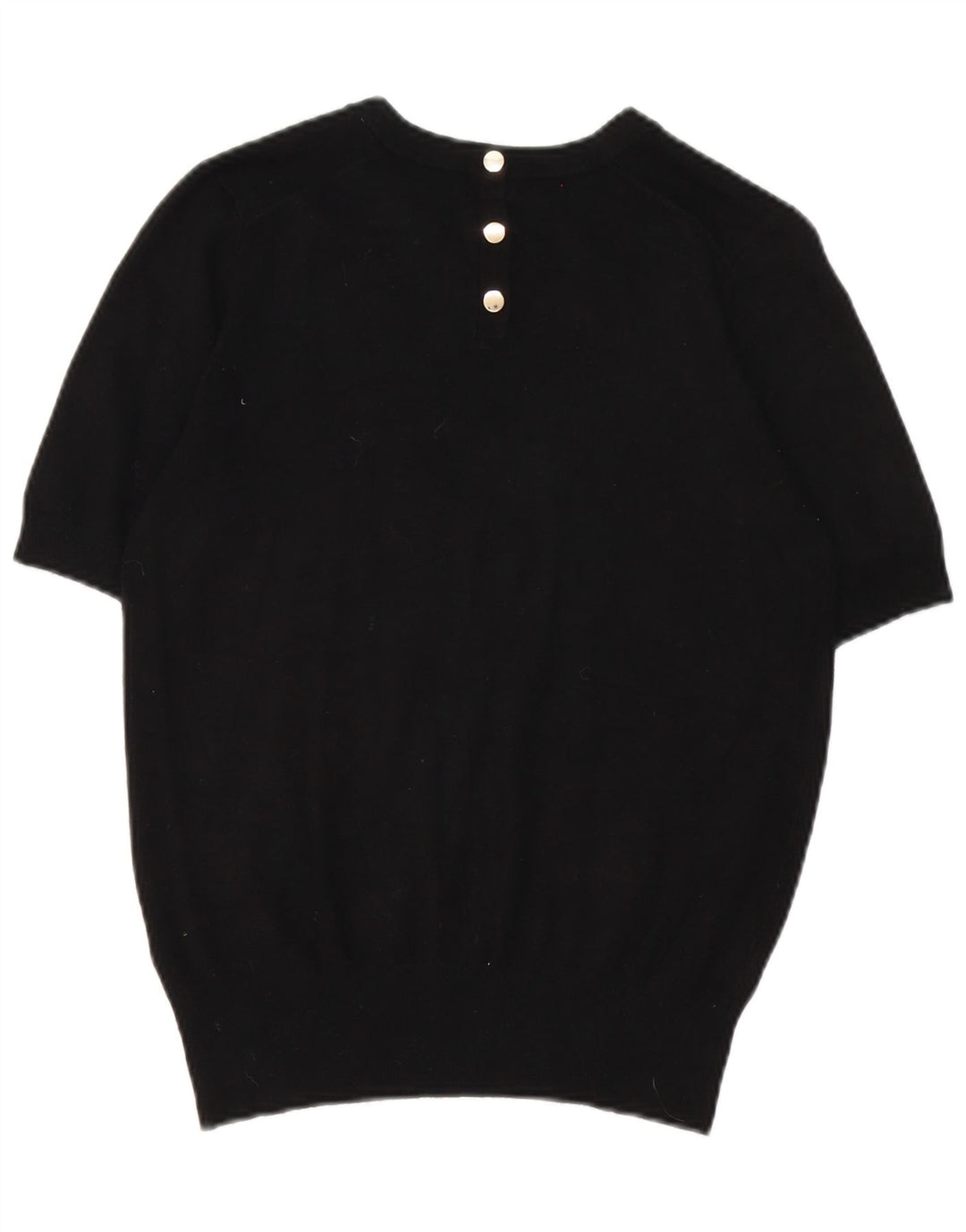 T-shirt Zara da donna Top UK 14 media nera