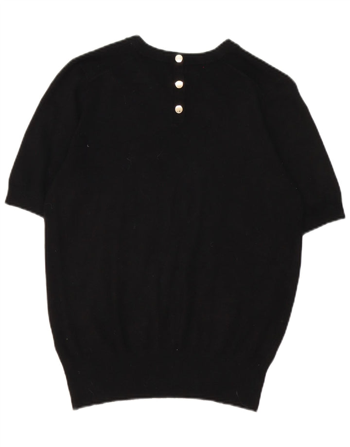 T-shirt Zara da donna Top UK 14 media nera
