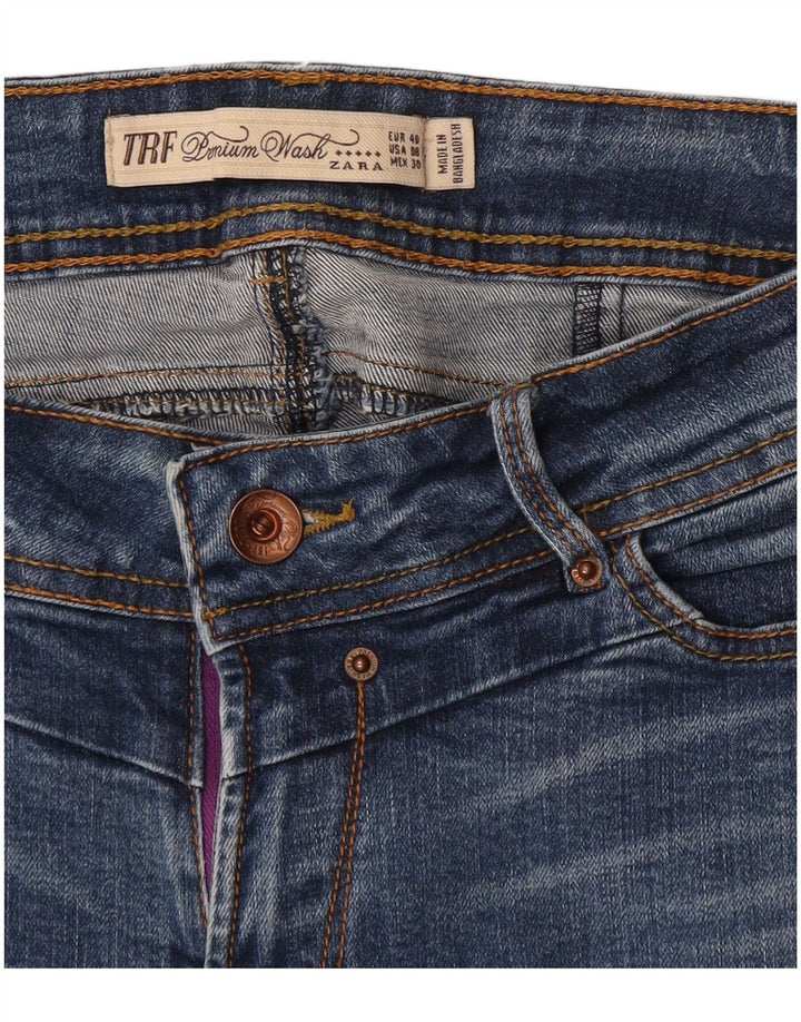 Jeans Zara Trafaluc Slim da donna EU 40 Medio W30 L30 Blu
