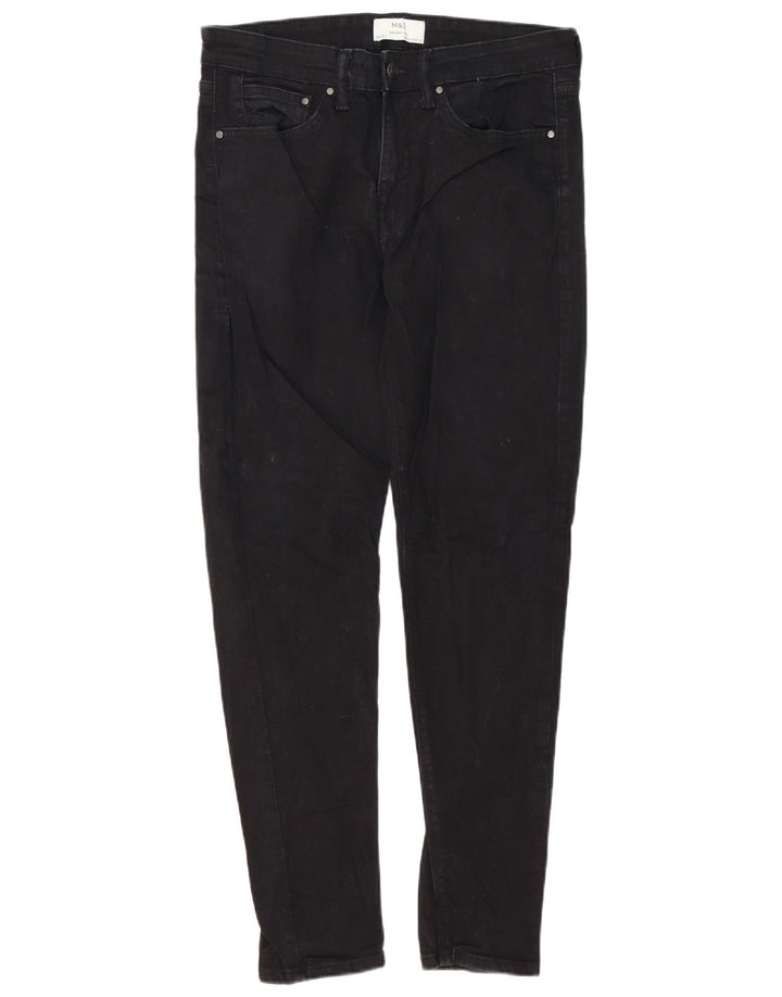 Jeans skinny da uomo Marks & Spencer W32 L31 cotone nero