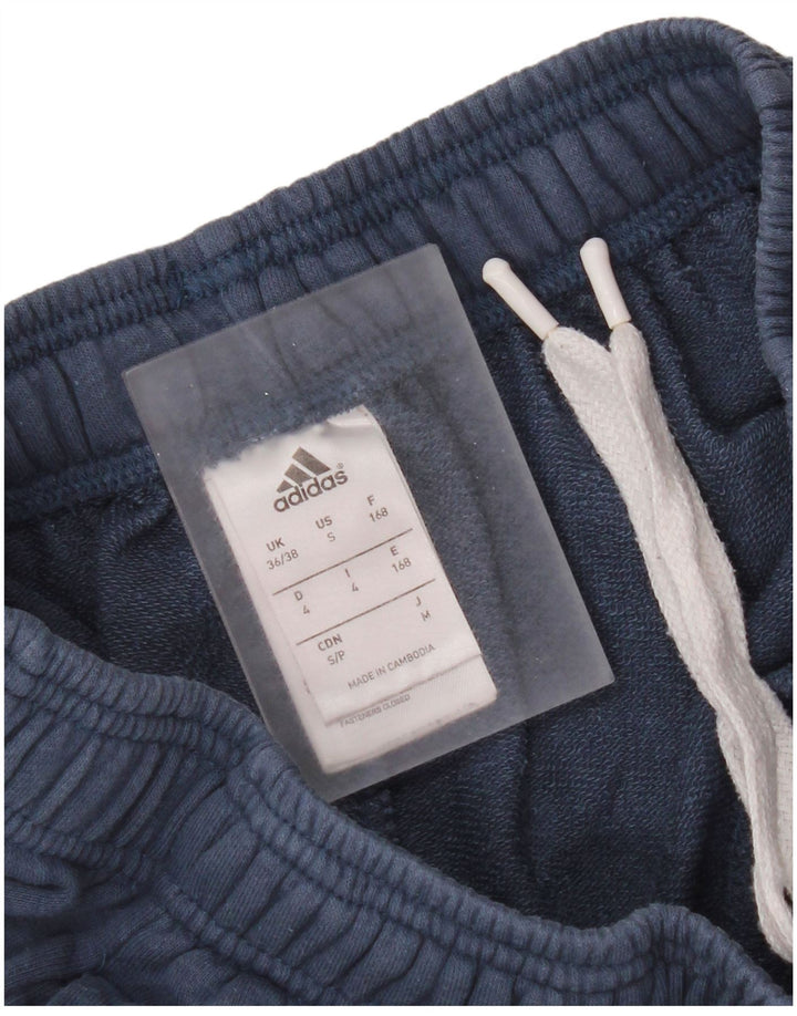 Pantaloni da tuta da uomo Adidas UK 36/38 Small Blu Navy Cotone