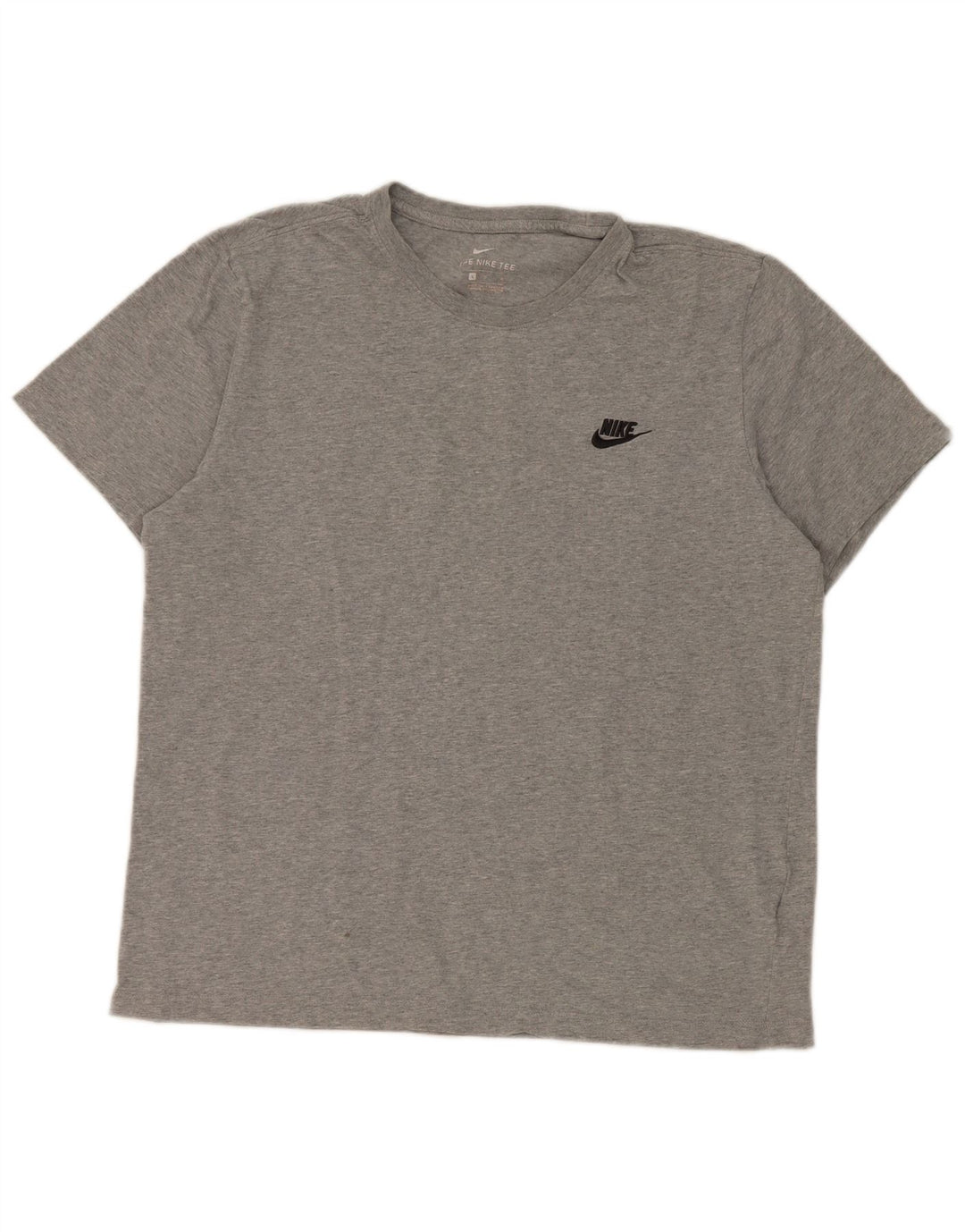 T-shirt da uomo Nike Top grande in cotone grigio