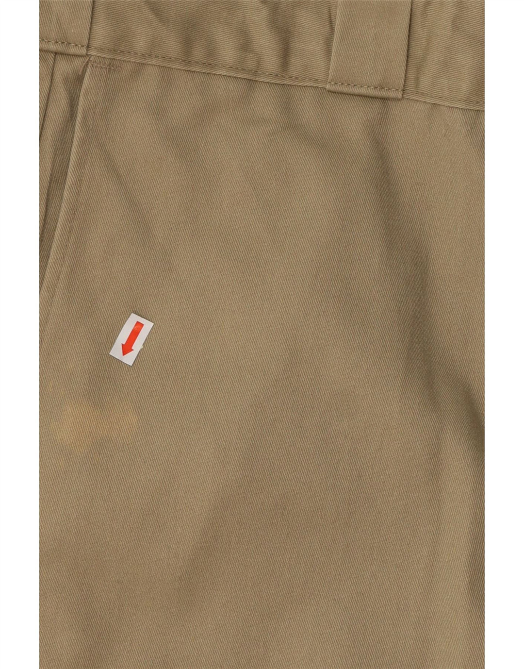 DICKIES Pantaloni chino dritti da uomo W50 L30 cotone kaki