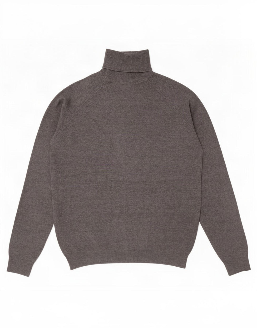 Maglione Zara da uomo con collo alto in viscosa grigio medio