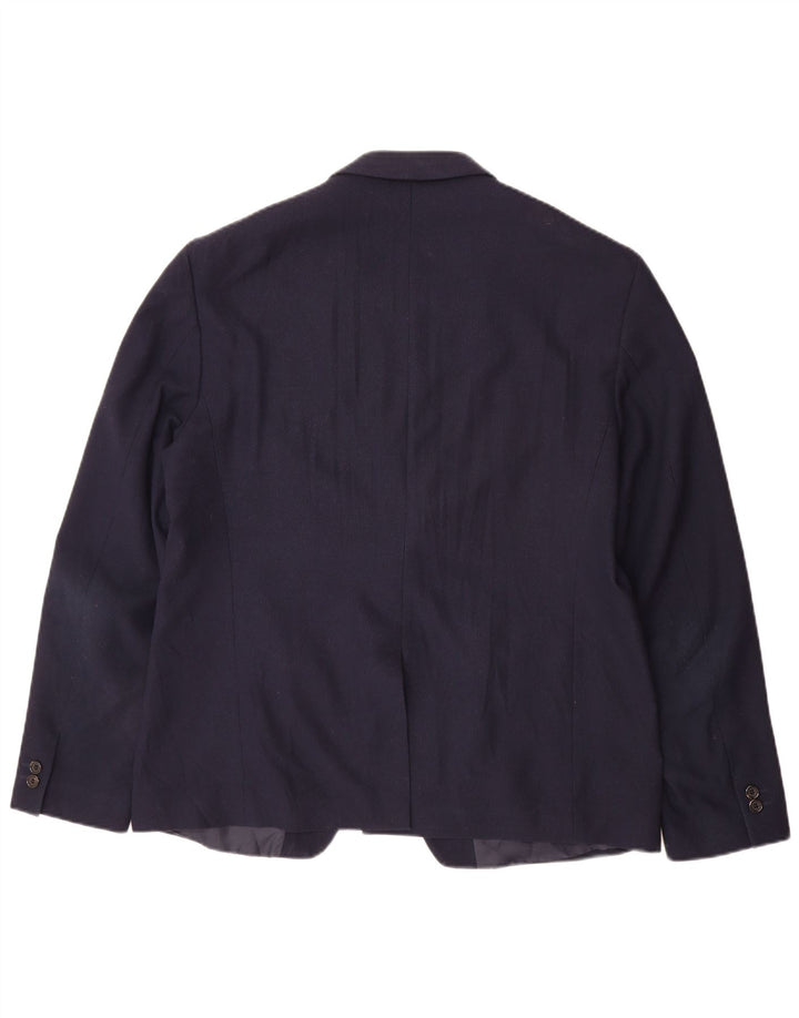 Giacca blazer da uomo a 1 bottone Zara EU 54 XL blu navy