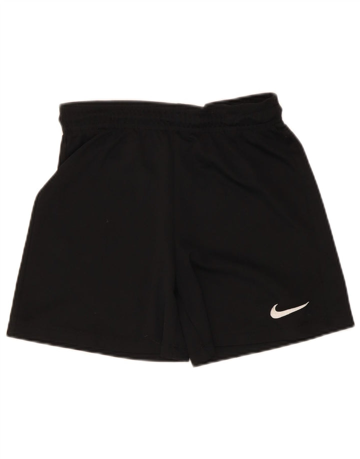 Pantaloncini sportivi Nike da ragazzo Dri Fit 10-11 anni medio poliestere nero