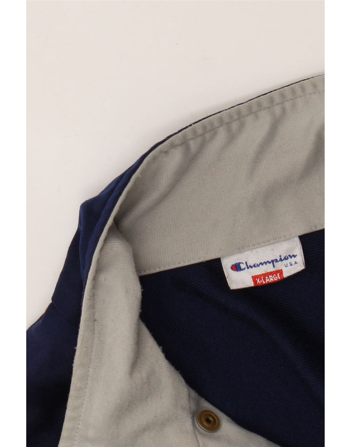 Giacca da tuta grafica da uomo Champion XL Blue Colourblock